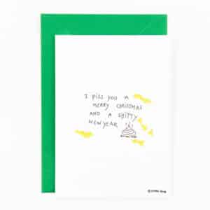 studio flash, letterpress cards, greeting cards, funny christmas card