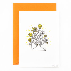 T08 ‘envelop with flowers’ x 6