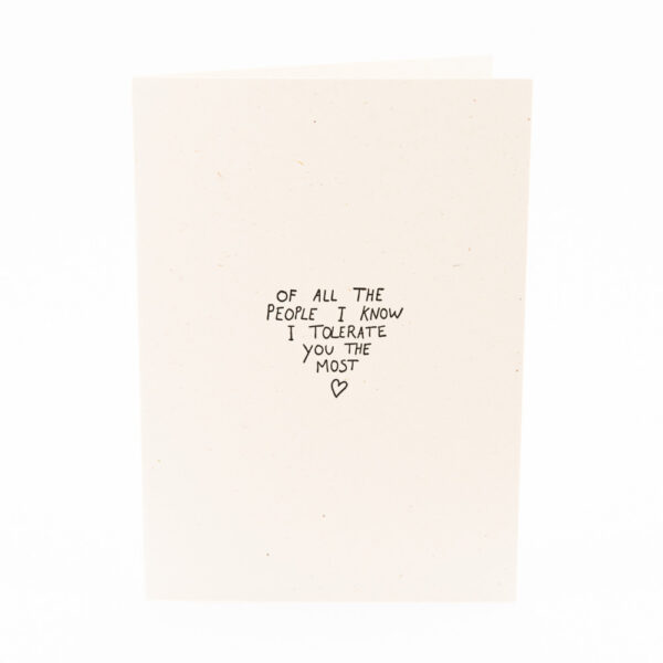Folded-S57 ‘Of all people I know’ x6
