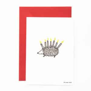 B20 ‘hedgehog with candles’ x 6