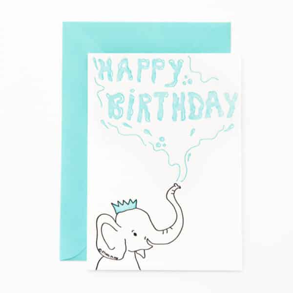 B27 ‘happy birthday elephant’ x6