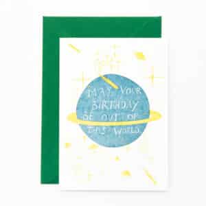 B29 ‘may your birthday be out of this world’ x6