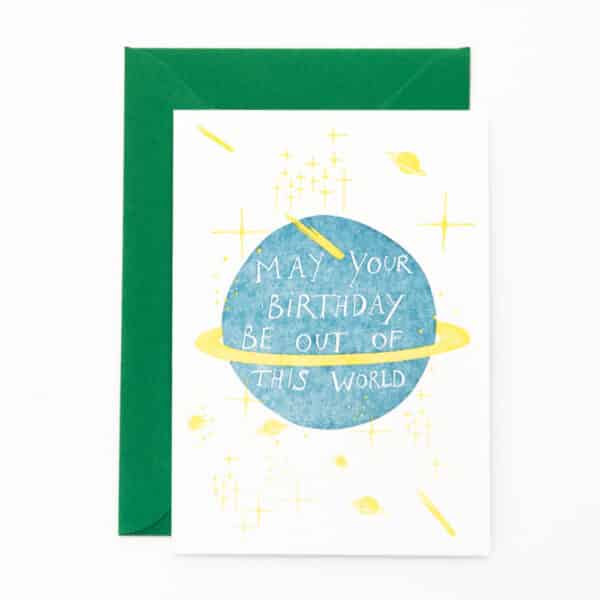 B29 ‘may your birthday be out of this world’ x6