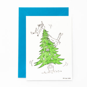 Z21 ‘cats and Christmas tree’ x6