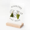 X05 ‘scherfjes - oorbellen - fles - groen' x6 - Image 2